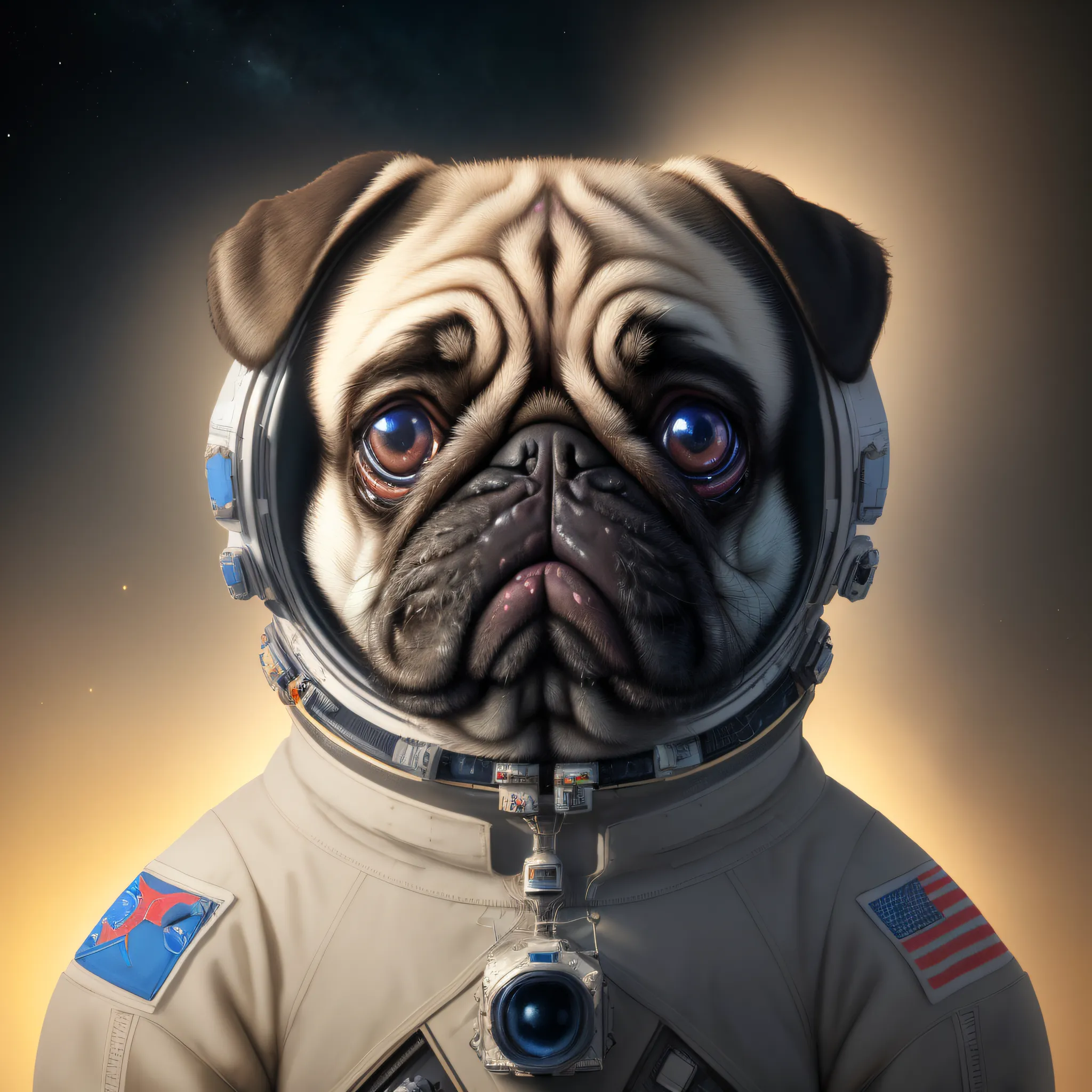 Pug Astronaut